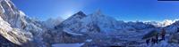 Sunrise over Mt Everest from Kala Pattar 